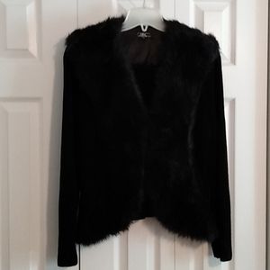 Vintage fur trimmed jacket